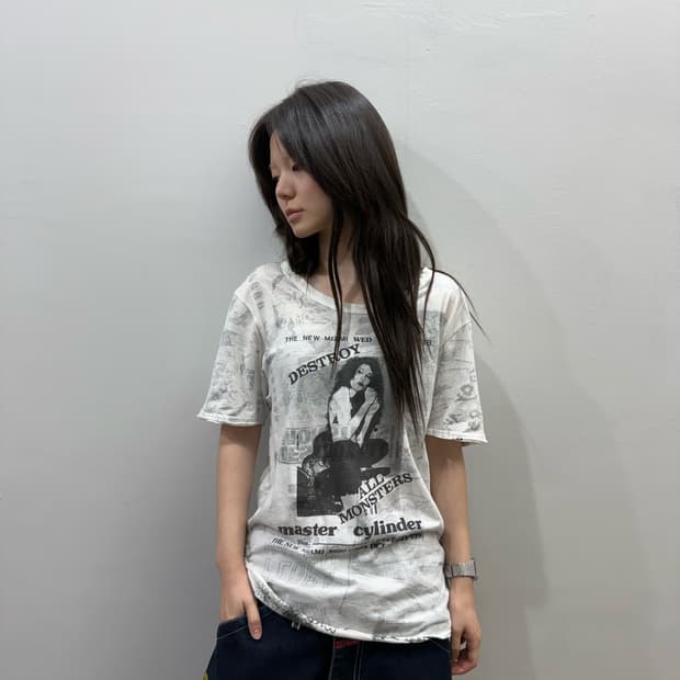 히스테릭글래머 리버시블 그래픽 아트워크 티셔츠