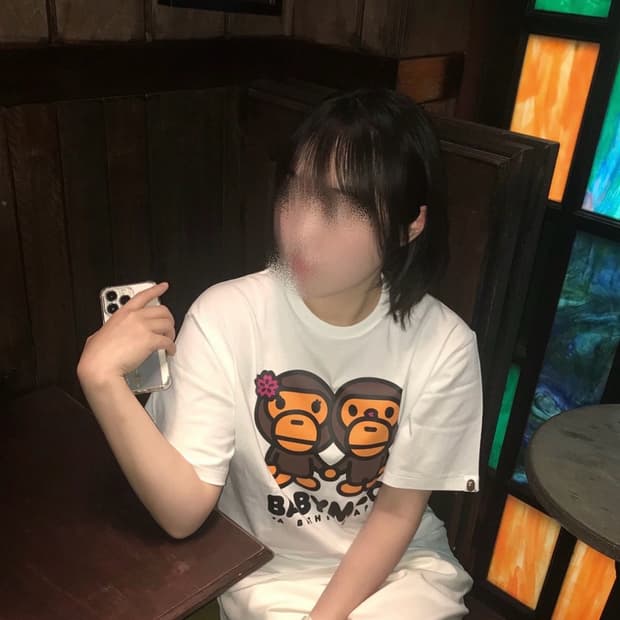 베이프 사쿠라 베이비 마일로 화이트 L 상품이미지1