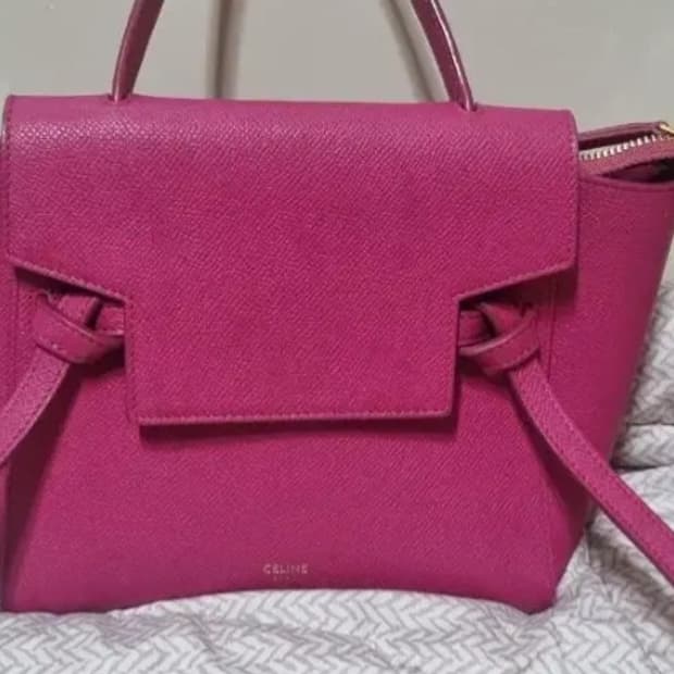 셀린느 벨트백 미니 핫핑크