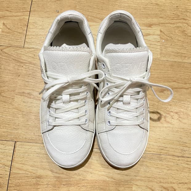 (240mm) 로에베 풀 그레인 가죽 스니커즈 EU38