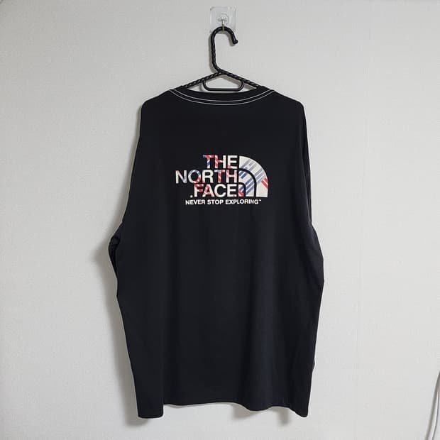 노스페이스 남성 백프린팅 긴팔티셔츠 2XL