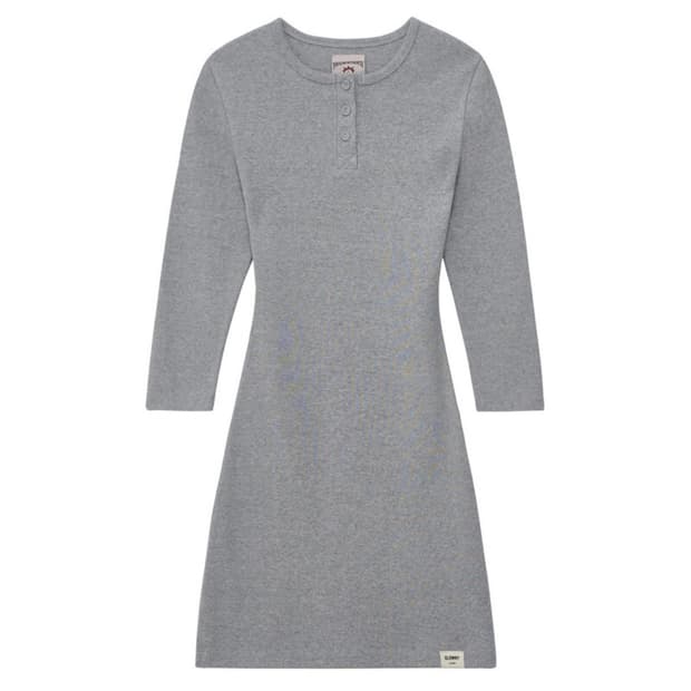 글로니 3/4 BUTTON FLY MINI DRESS
