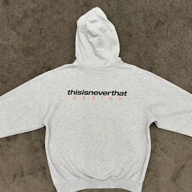 디스이즈네버댓 회색 후드티 L