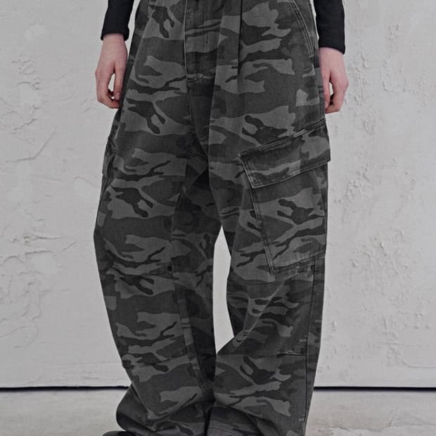 어반드레스 Side Big Cargo Pants, CAMO