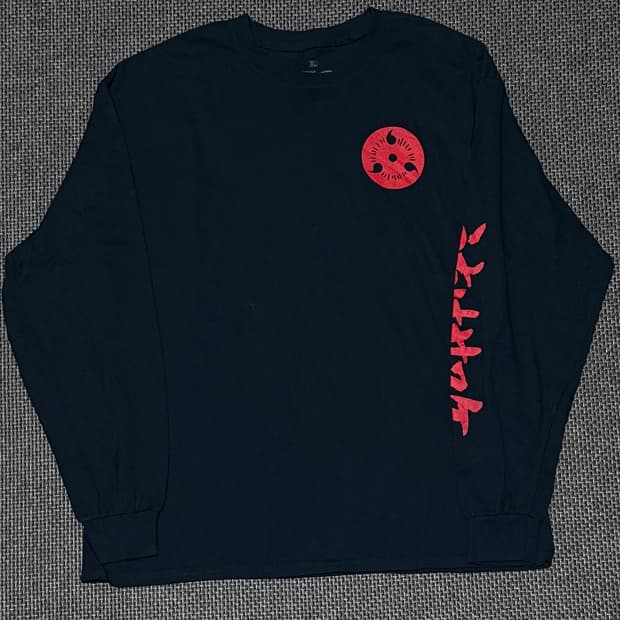 나루토 오피셜 사스케 사륜안 롱슬리브