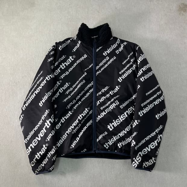 95 디스이즈네버댓 리버시블 플리스 자켓