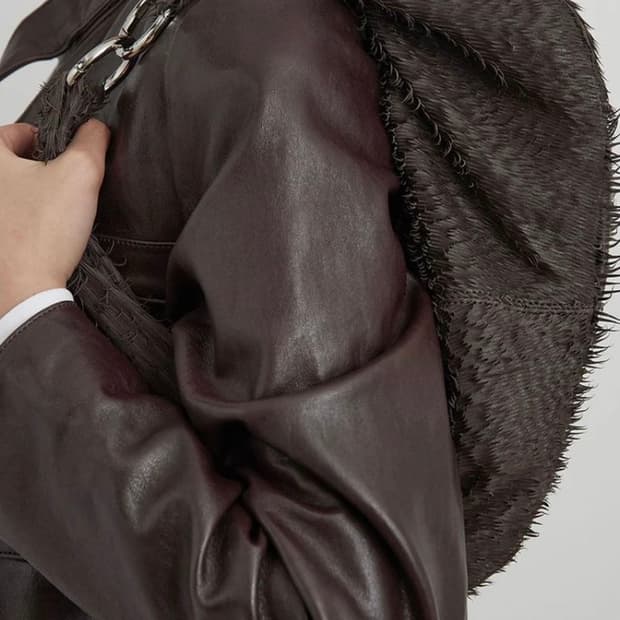 Paloma Wool Mini Dry bag fur/leather