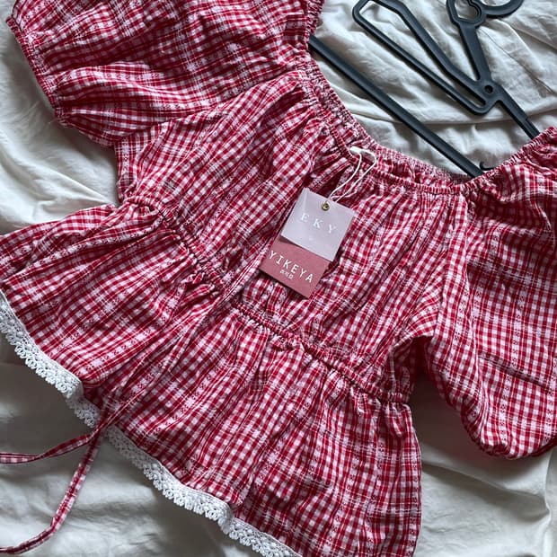 하이틴 빈티지 프릴 블라우스