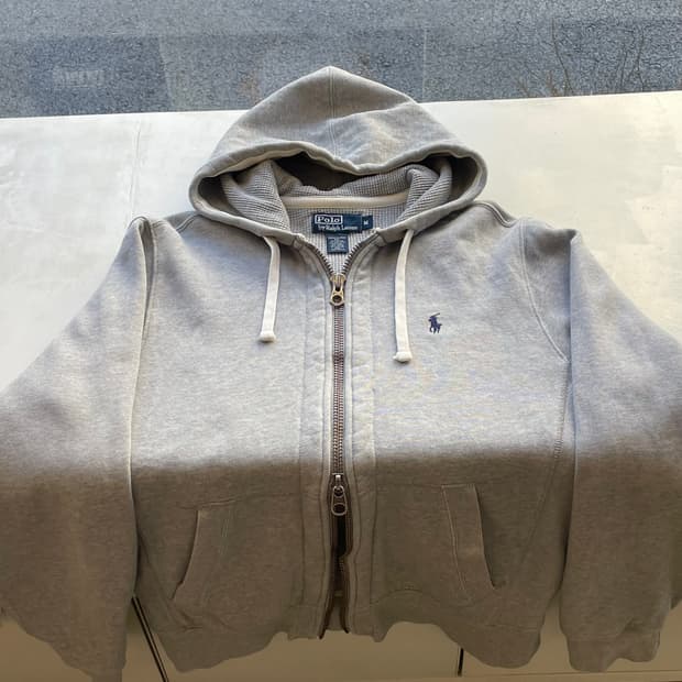 90‘s Polo Thermal hoodie zipup 폴로 써멀 후디