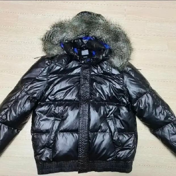 알마니 패딩 퍼