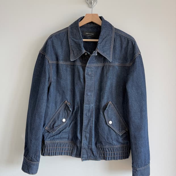 Pre owned 데님 자켓