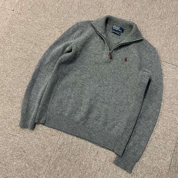  폴로 랄프로렌 반집업 니트