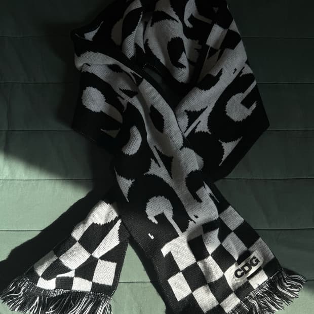 CDG 체크 머플러