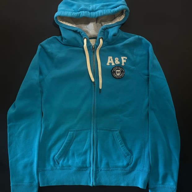 아베크롬비 후드집업 블루 M