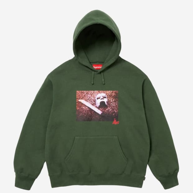 슈프림 MF Doom 후드티 다크올리브 XL