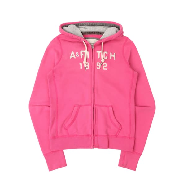 아베크롬비 핑크 후드집업