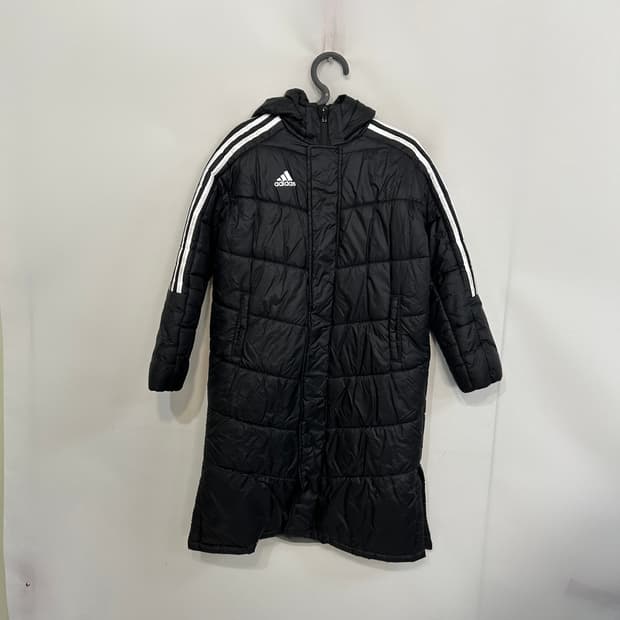아디다스 키즈 롱패딩 140 블랙