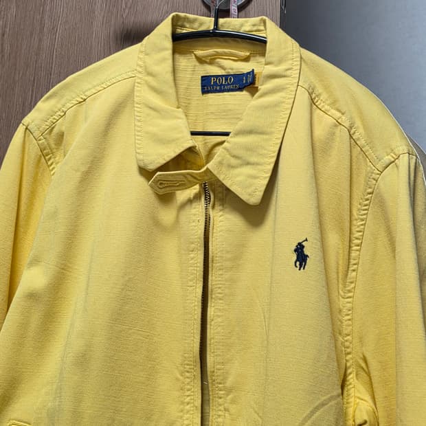 폴로 랄프로렌  베이포트 자켓 Xl 옐로우 노랑 바라쿠다.바이스윙 해링턴