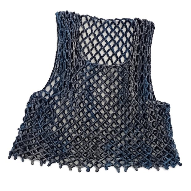 빈티지 네트 니트 베스트