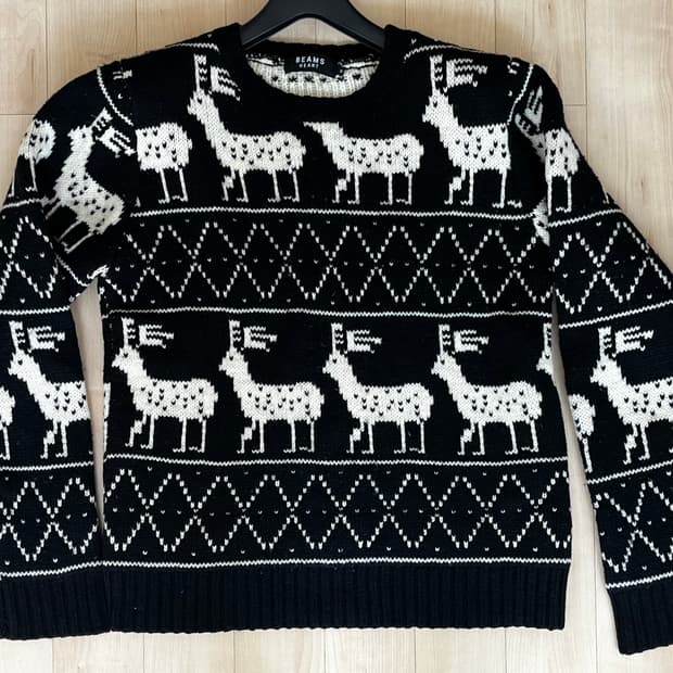 빔즈 하트 노드릭 니트 M Size