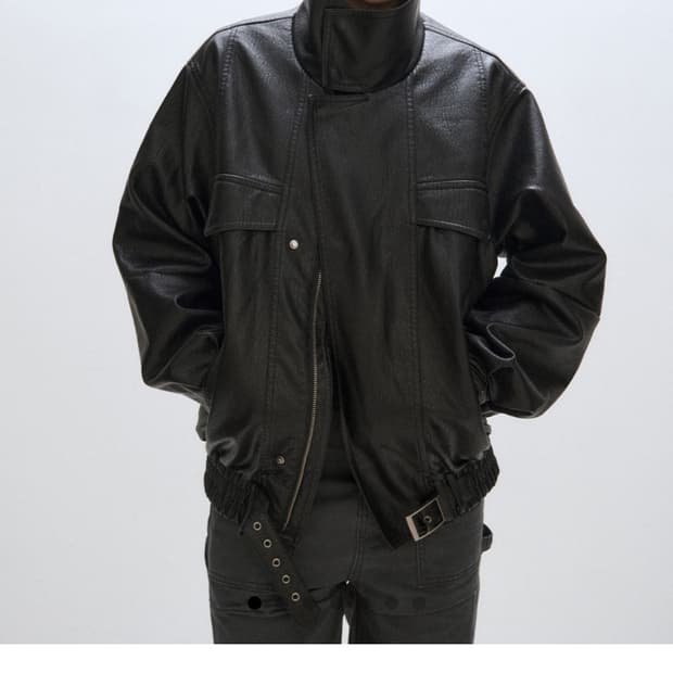 플리즈프로젝트 VEGAN LEATHER FLIGHT jacket 구해요