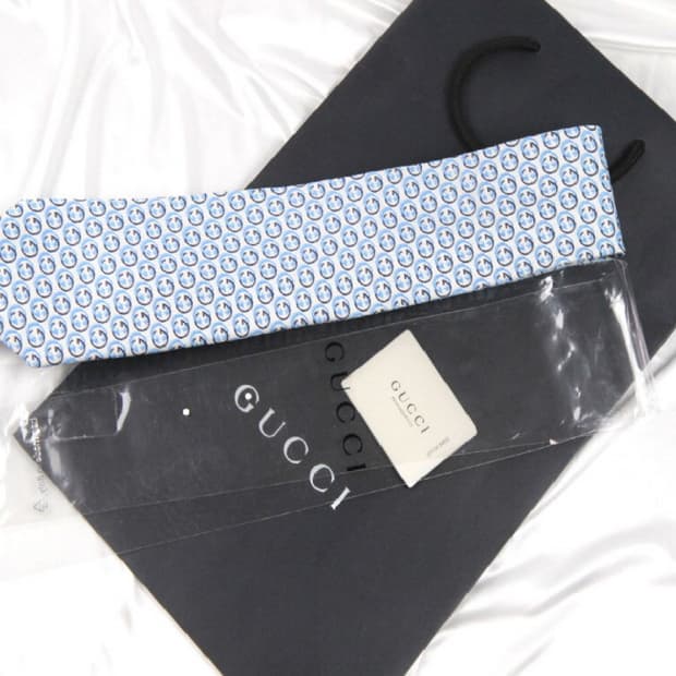 구찌 8.7cm A+등급 GG로고 남자 명품 넥타이