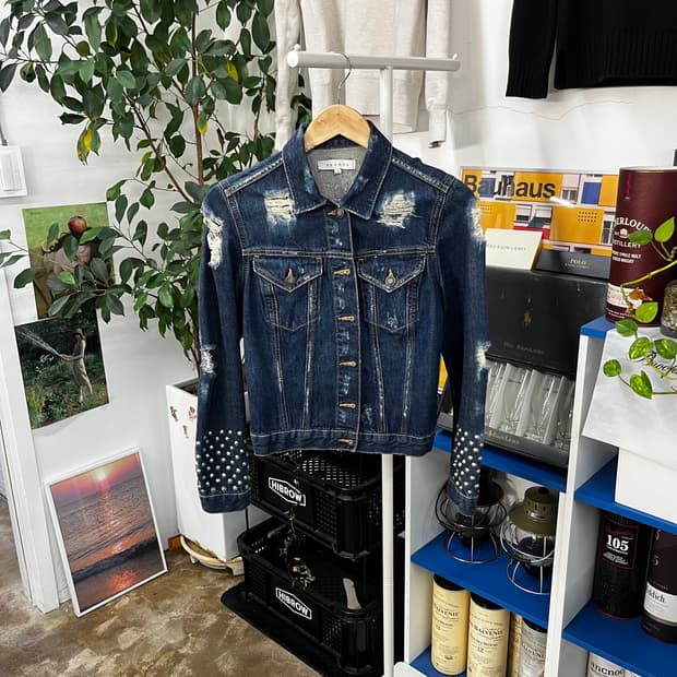 산드로 스터드 데님자켓 1