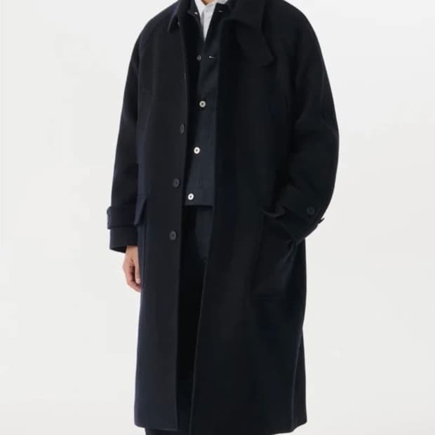 무신사 울블렌드 발마칸 코트 (XL)