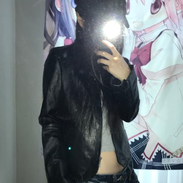 양가죽 플레인 슬림핏 레더자켓