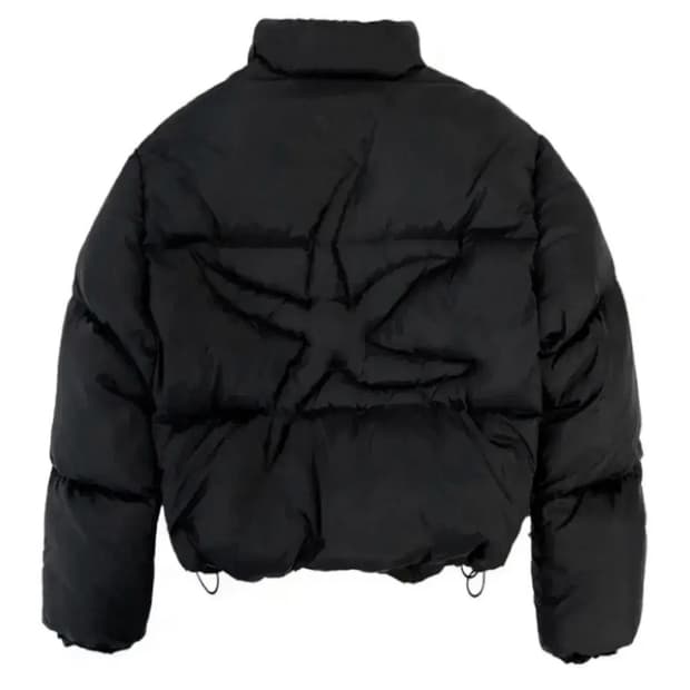 더콜디스트모먼트 TCM starfish logo 푸퍼 숏패딩