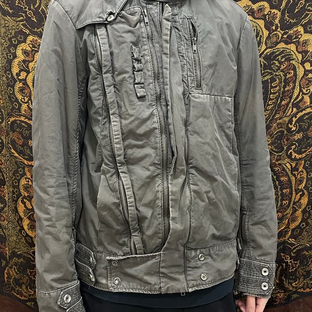 디젤 멀티 지퍼 아우터 자켓 XL