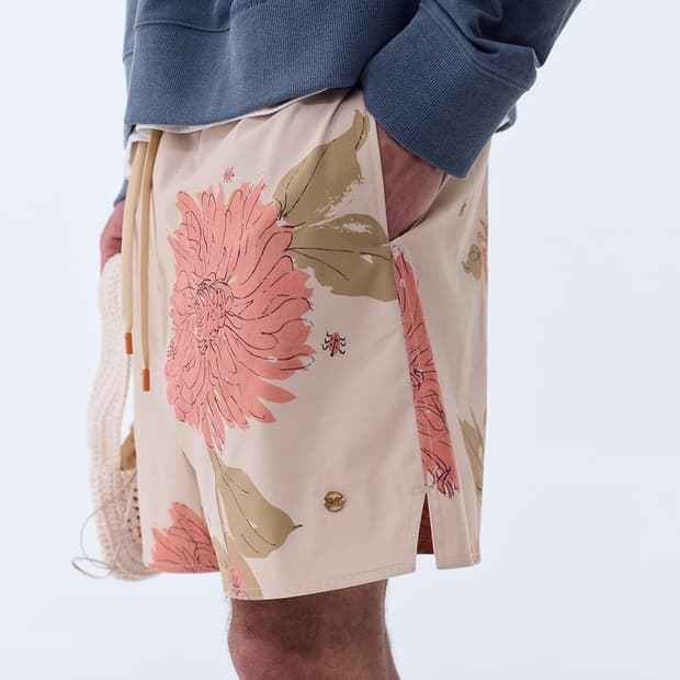 렉토 23S/S 보헤미안 빈티지 플라워 프린트 셔츠