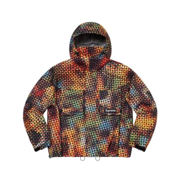 슈프림 팩라이트 쉘자켓 멀티 L