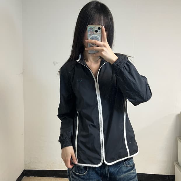 Nike Black Windbreaker