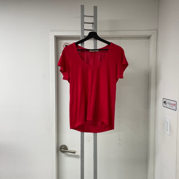 랙앤본 반팔 티셔츠 레드 M(W)