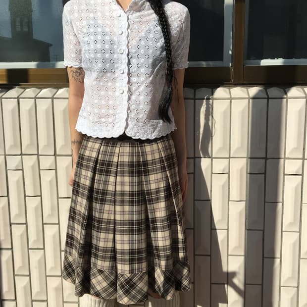 Punching pattern shirt