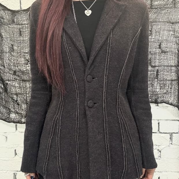 Soft Curve Feminine Tailored Jacket