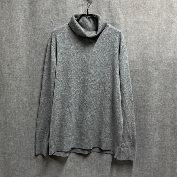 [XL] 유니클로 캐시미어 100% 터틀넥 긴팔 니트