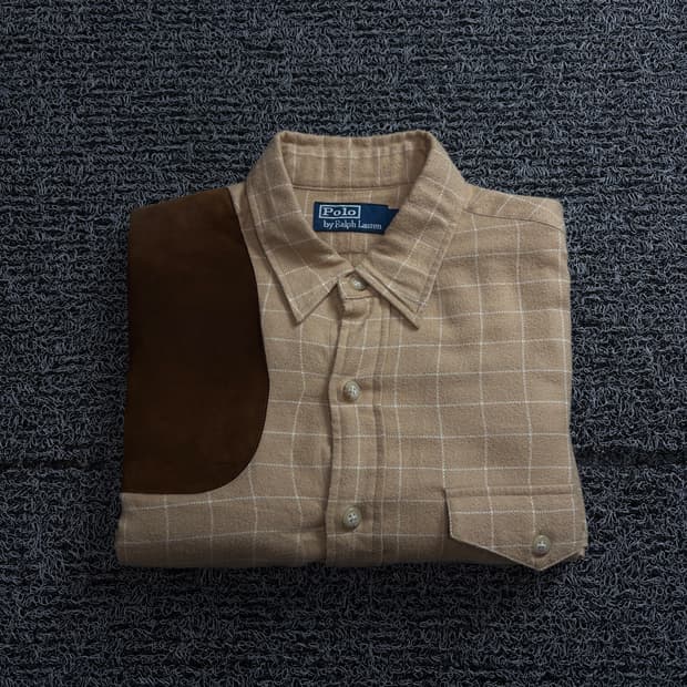 폴로 랄프로렌 아메카지 숄더 패치 패턴 워크 셔츠 1560