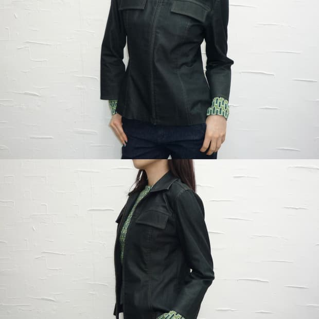 dark denim jacket