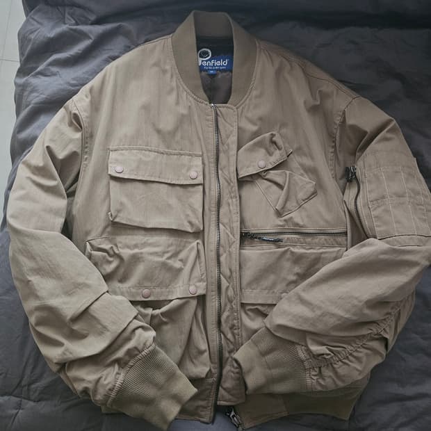 펜필드 유틸리티 포켓 플라이트 블루종 자켓 M