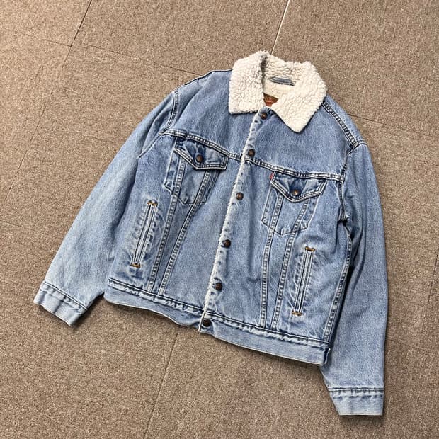 리바이스 양털 데님 자켓