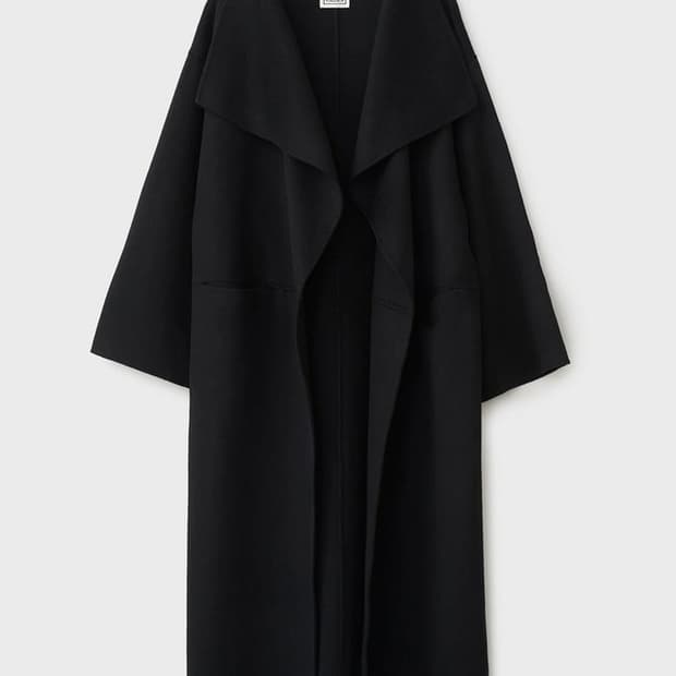 TOTEME 토템 시그니처 울 캐시미어 코트 블랙 XS사이즈