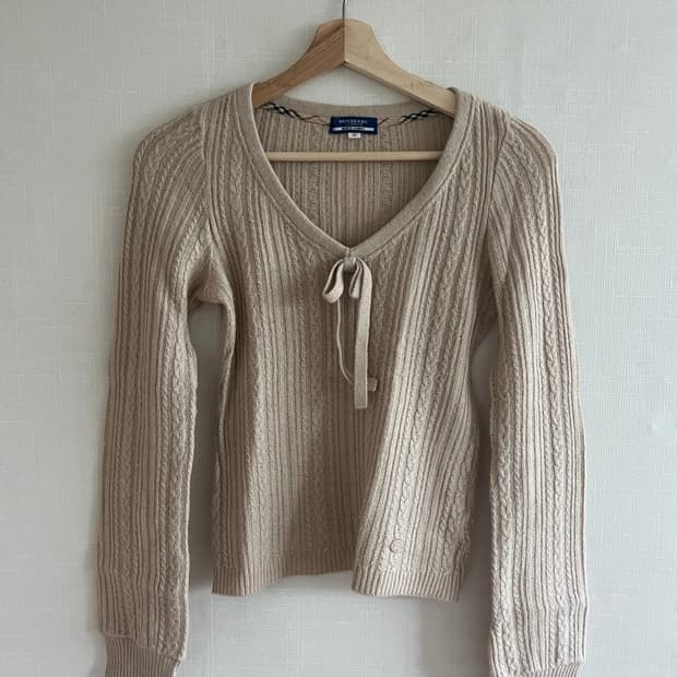 버버리 빈티지 리본니트 