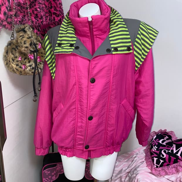 빈티지 푸마 패딩 하라주쿠 y2k 갸루 일본 재팬