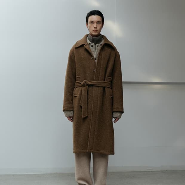 르셉템버 옴므 빅 칼라 코트