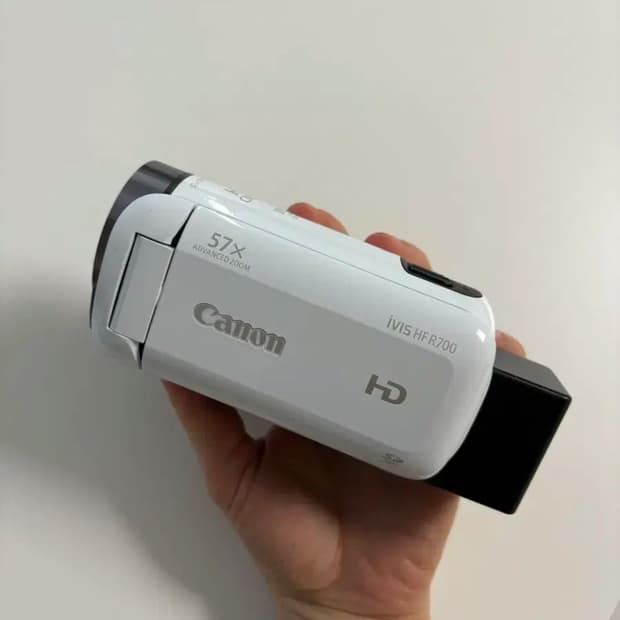 [민트급] canon ivis hf r700 화이트