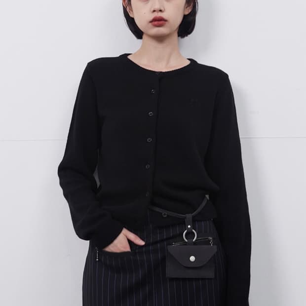 오헤시오 BASIC STANDARD CARDIGAN