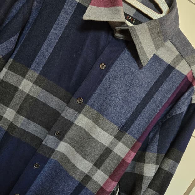 닥스 남성 체크 겨울 셔츠(95사이즈)