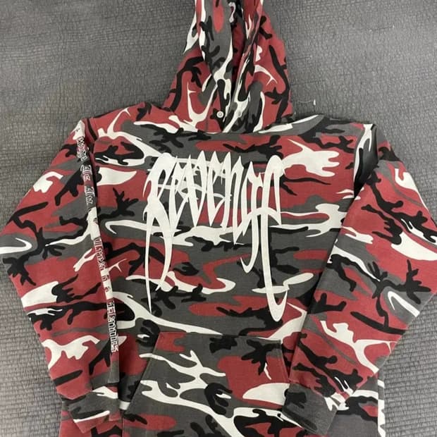 리벤지 카모 후드티